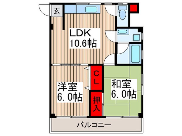 三貴マンションの物件間取画像